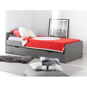 Lit enfant superposé 3 couchages SEVERINE en pin massif couleur blanc ou  gris