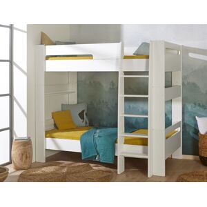 Chambrekids Lit superposé 90x190 cm Blanc London