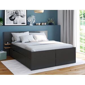 Chambrekids Lit 2 places 140x200 Anthracite MILOR