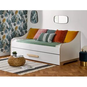 Chambrekids Lit banquette gigogne Boréal + 2 matelas 90x190 cm