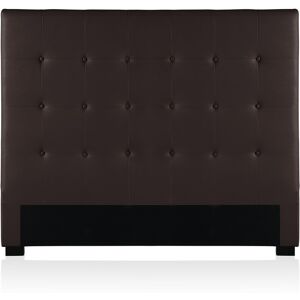 Tete de lit capitonnee Premium 140cm Marron