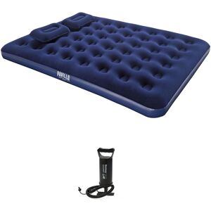 BESTWAY Air Bed Queen Lit gonflable avec pompe manuelle, 203 x 152 x 22 cm 67374 - Publicité