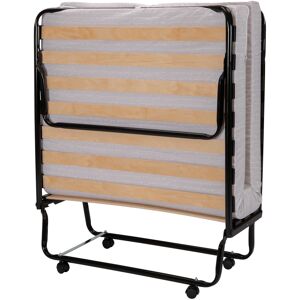 Terre de Nuit Lit d'Appoint Pliant 90x190 + Matelas