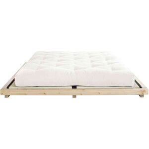 Karup Design Ensemble lit futon style japonais naturel 180x200 + tatami + matelas futon écru