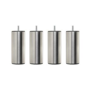 Someo 4 pieds cylindriques inox 15 cm