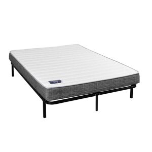 Terre de Nuit Ensemble matelas mousse mémoire Absolu 140x190 + cadre à lattes - Terre de Nuit