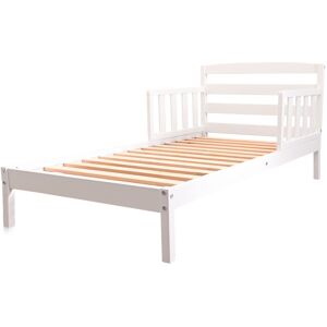 Terre de Nuit Lit enfant blanc en pin massif 60x120 - LT37001