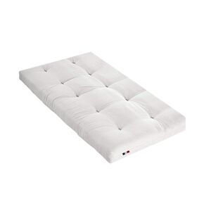 Terre de Nuit Matelas futon écru coeur en latex 90x190