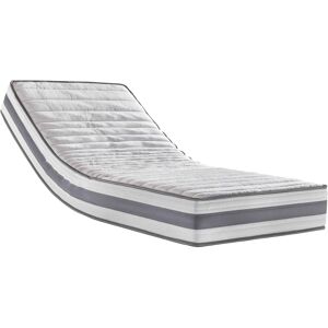 Literie Duvivier Matelas ressorts ensachés + latex pulse pour sommier électrique de relaxation 26cm 90x190