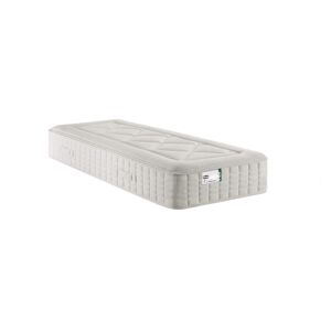 Matelas Simmons ressorts ensachés, latex, mousse et lin F1rst FR.4 90x190 - Publicité