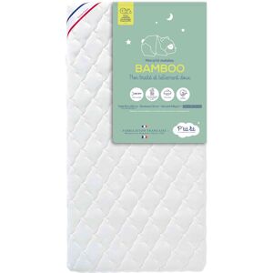 P'tit Lit Matelas bebe dehoussable ultra-doux BAMBOO sans traitement 60x120