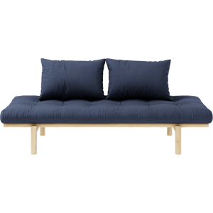 Karup Design Sofa PACE en pin massif naturel matelas marine 75x200 + coussins 40x60 inclus - Publicité