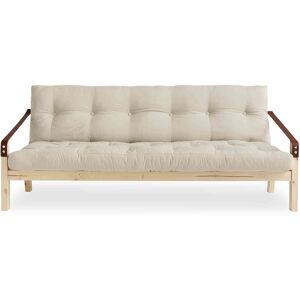 Karup Design Banquette convertible POETRY en pin naturel avec matelas futon beige