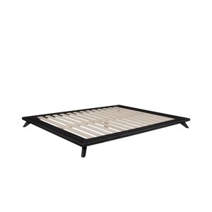 Karup Design Lit futon senza en bois massif noir 160x200 cm