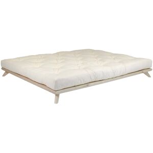 Karup Design Ensemble lit futon senza Naturel + matelas ecru 180x200