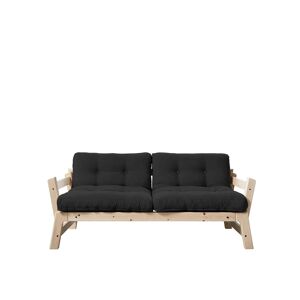 Karup Design Banquette ajustable en pin massif naturel matelas anthracite inclus 2x70x100 - Publicité