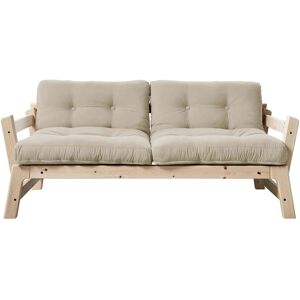 Karup Design Banquette ajustable en pin massif naturel matelas ecru inclus 2x70x100