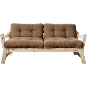 Karup Design Banquette ajustable STEP en pin massif naturel matelas marron inclus 2x70x100