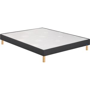 Sommier Bultex Vigoroso anthracite confort ferme + pieds 100x200