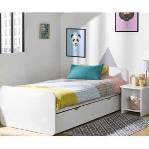 Ma Chambre d'Enfant Lit enfant avec sommier Lemon  Blanc 90x190 cm