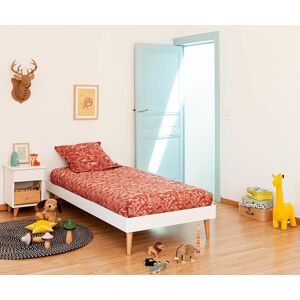 Ma Chambre d'Enfant Lit enfant avec sommier et pieds Honey  Blanc 90x190 cm - Publicité