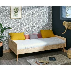 kindsgard Barrière de lit enfant frakant bois gris 120 cm