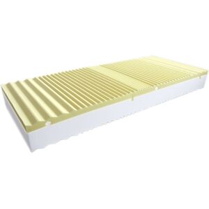 Dinaflex MATELAS MÉMOIRE 70X200 ALOE VERA EN DESSOUS DU PRIX A ONDE 9 ZONES STYLE, "CONFORT RELAX" ORTHOPÉDIQUE, ÉPAISSEUR TOTALE H 21 WATERFOAM EASY CLEAN, AMOVIBLE ET LAVABLE, ANTI-ALLERGIQUE ET ANTI-ACARIEN. 15 ANS GARANT