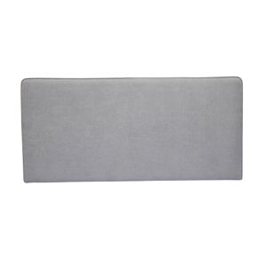 Miliboo Tête de lit à suspendre en tissu effet velours gris L160 cm LILY - Publicité
