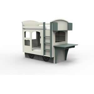 Mathy By Bols Lit superpose enfant train en bois bicolore ? Wagon