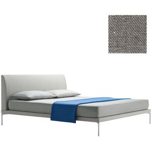 ZANOTTA lit deux personnes TALAMO avec pieds nickel satiné pour matelas 160 x 200 cm (27704 - Cat. 20 - VINS)