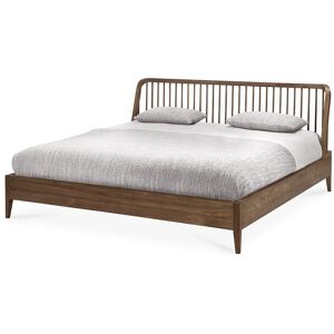 ETHNICRAFT lit SPINDLE pour matelas de 180x200 cm (Recyclé - Teak) - Publicité