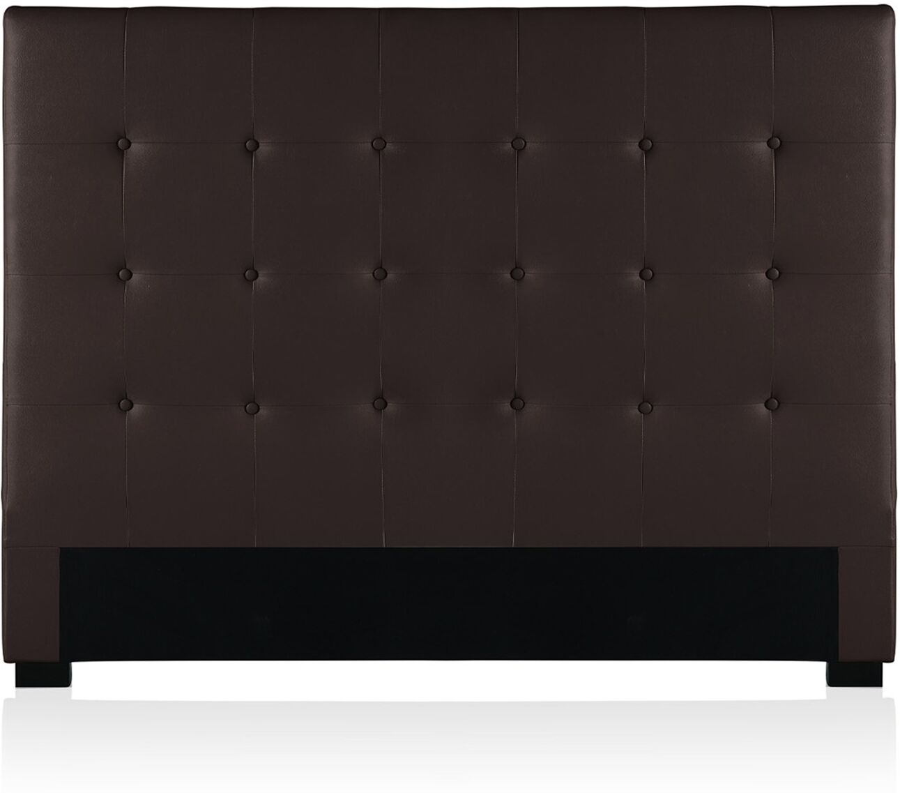 IntenseDeco Tête de lit capitonnée Premium 160cm Marron