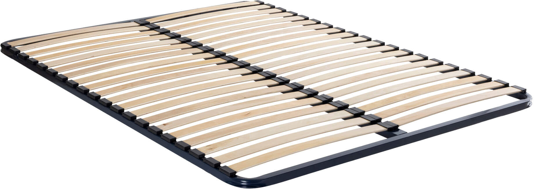 Terre de Nuit Cadre à lattes en métal hauteur 4 cm CONFORT 120x200