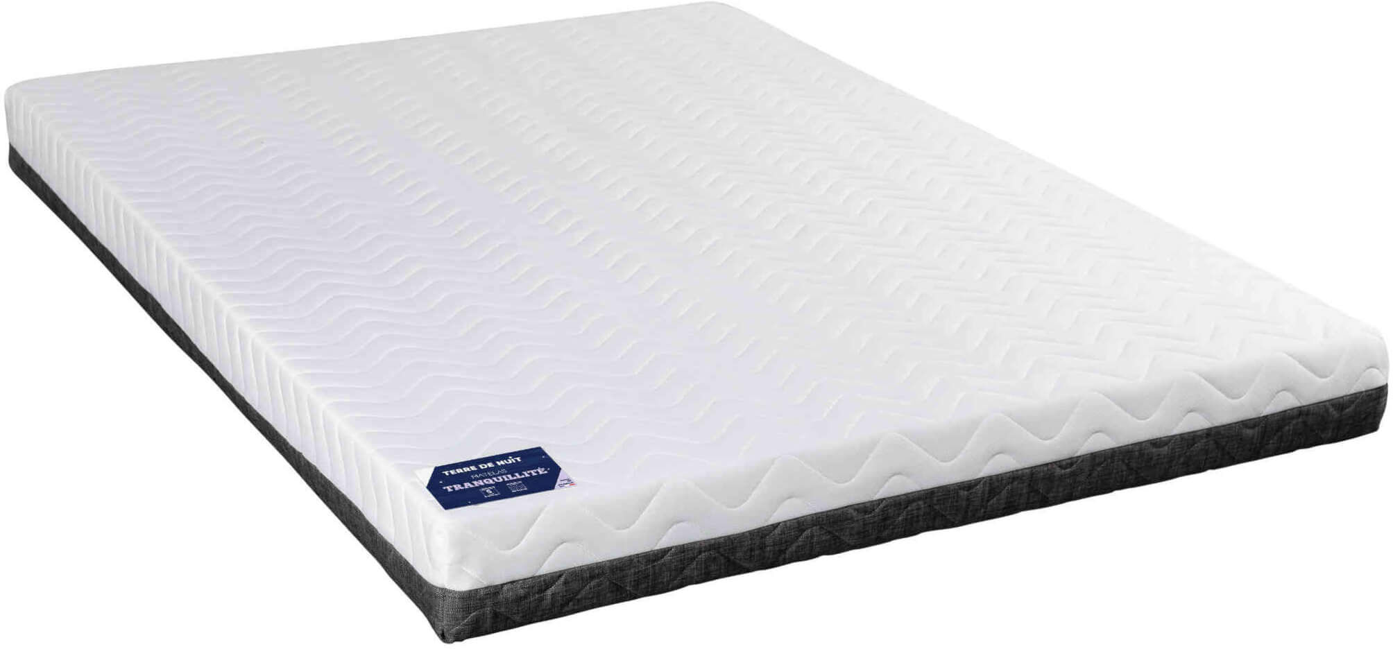 Terre de Nuit Matelas mousse haute densité Tranquillité 90x200