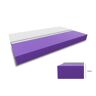 Hab matrac DELUXE 120 x 200 cm Matracvédő: Matracvédővel
