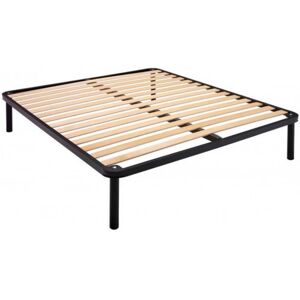 Toscohome Rete ortopedica una piazza e mezza 120x190 cm con doghe in legno - Flexac