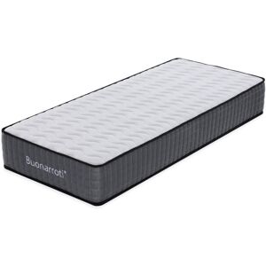 Toscohome Materasso singolo 90x190X25H con molle insacchettate e memory foam - Balto