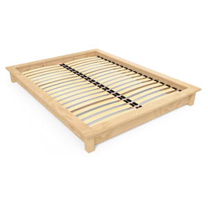 ABC MEUBLES Letto futon 2 posti in legno massiccio Solido - 140x190 - Miele