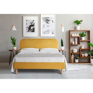 EvergreenWeb Letto Oslo Giallo 160x190 cm