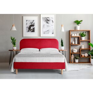 EvergreenWeb Letto Oslo Rosso 160x190 cm