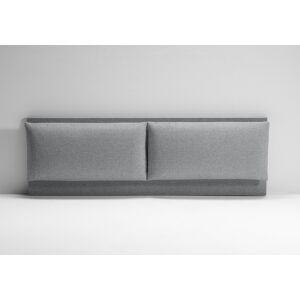 EvergreenWeb Testata Letto Imbottita ROMA Grigio 160x190 cm