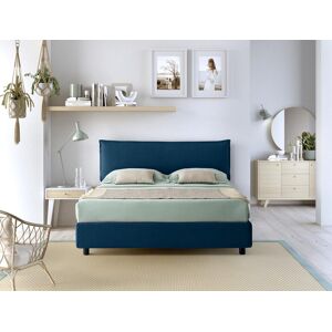 EvergreenWeb LETTO MATRIMONIALE CONTENITORE ARLES Blue