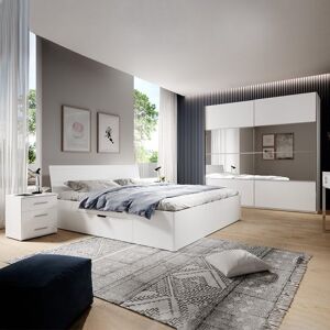 garneroarredamenti Camera da letto completa moderna bianca Pascal Gihome®