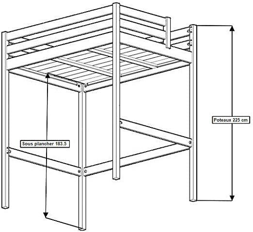 ABC MEUBLES Pali verticali piu' alti  225 cm -  - Vernice Naturale