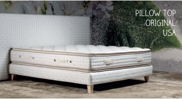 Relax e Design Materasso Altrenotti Vantage 800 Molle + Memory Gel, Pillow Top USA Cotone Makò H.26 (80x190 cons. 2 sett.)