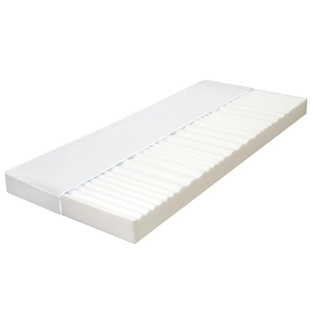 vidaXL Matras 7 Zone 10 cm PU-schuim H2 H3 180x200 cm