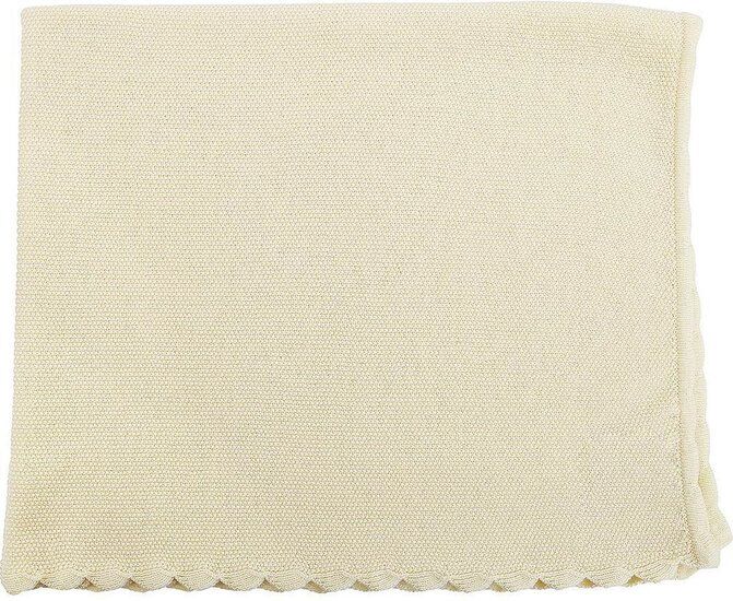 WOLLIES Amsterdam Baby Dekentje - 100% Merino Wol - 85x70cm - Ecru