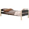 Bopita Bed 90x200 Lucas Mat Zwart/Naturel Lucas (90x200 cm) 000