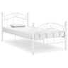 TECHPO Home Hardware Bedframe Bedframe Wit Metaal 90x200 cm