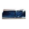 HK-Wasserbetten Mesamoll2® Softside waterbed matras 100x220 cm voor dubbele waterbedden 200x220cm I hoogwaardige waterbedmatras 200 x 220 cm blauw